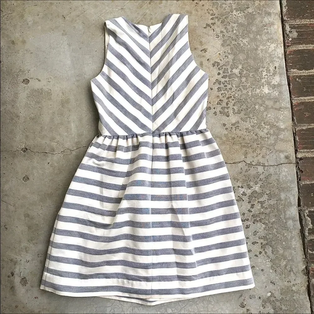 Steven Alan Lucille fit and flare striped sleeveless dress 4